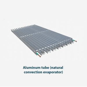 Aluminum tube (natural convection evaporator)