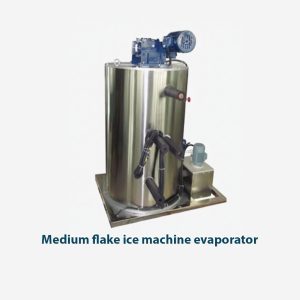Medium flake ice machine evaporator