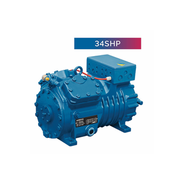 Semi-Hermetic Reciprocating 34SHP Compressors